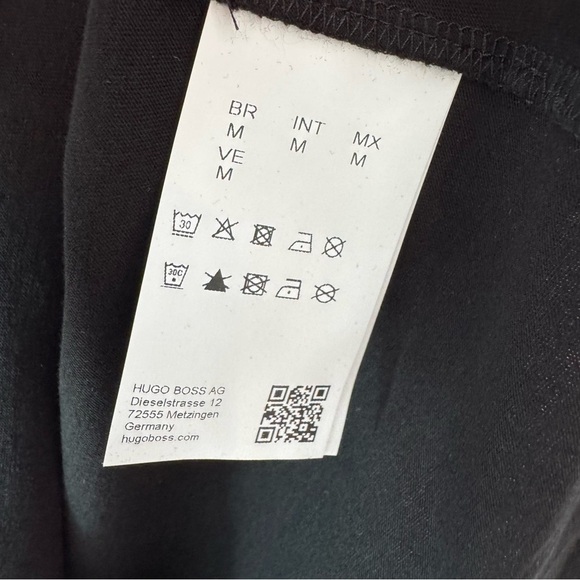 NWT Hugo Dafe Rave Print with 3m Hugo Logo T shirt in Black Size M - Picture 9 of 11